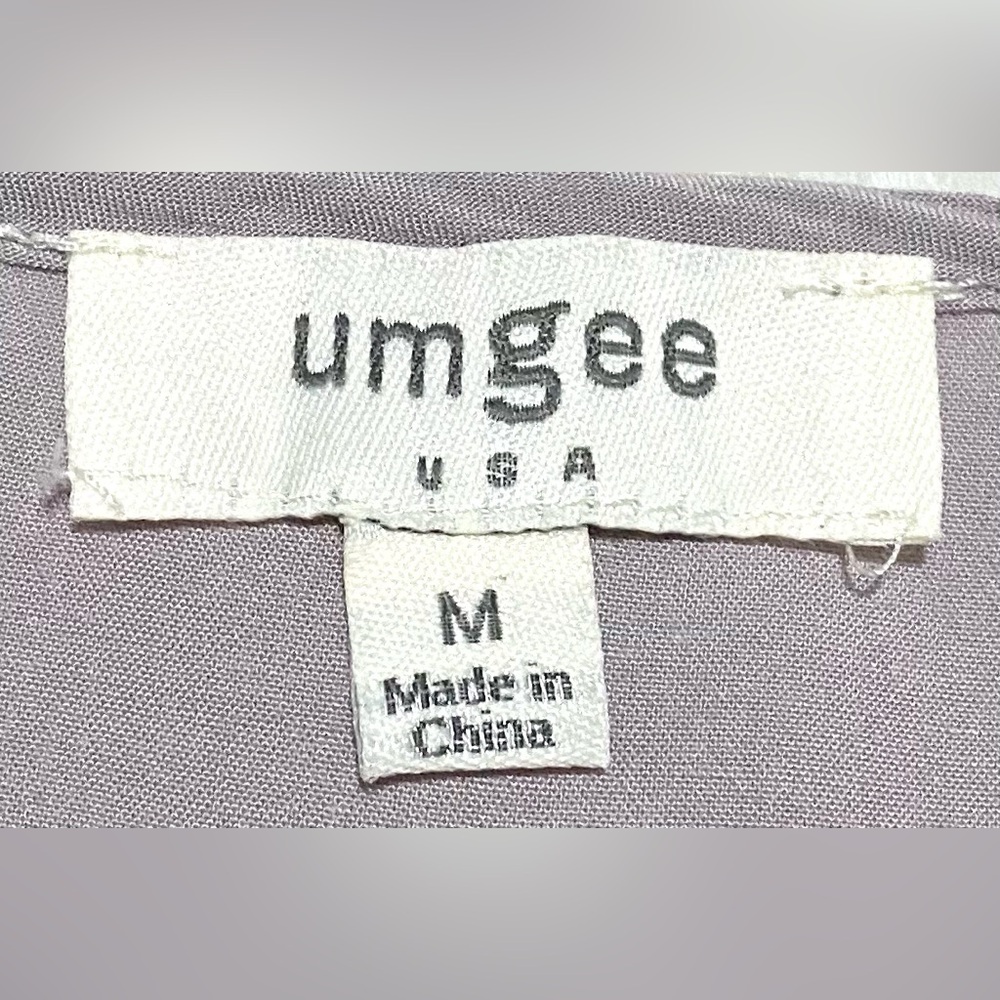 Umgee Womens M Gray Top Boho Fall Fairy Whimsigoth 90s Minimalism Cottagecore - Picture 15 of 16